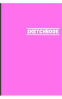 Sketch Book Pink Cover