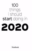 100 Things I Should Start Doing In 2020