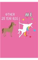 Unicorn Notebook 28 th Birthday Gift For Women 28 And Fabulous Journal BirthdayGifts 28 th Bday