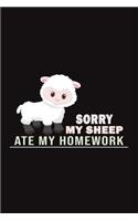 Sorry My Sheep Ate My Homework