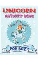 Unicorn Activity Book for Boys