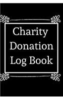 Charity Donation Log Book