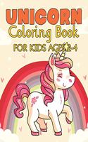 Unicorn Coloring Book for Kids Ages 2-4