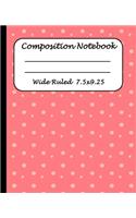 Wide Ruled Composition Notebook