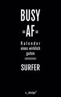 Kalender für Surfer: Immerwährender Kalender / 365 Tage Tagebuch / Journal [3 Tage pro Seite] für Notizen, Planung / Planungen / Planer, Erinnerungen, Sprüche