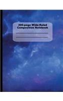 200-Page Wide Ruled Composition Notebook