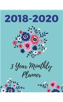 2018-2020 Three Year Monthly Planner