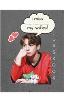 KPOP Idol Oppa Jungkook Wifeu Bangtan Boys Writing Notebook