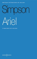 Simpson: Ariel for Basset Clarinet, Violin, Cello, and Piano Score