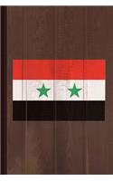 Syria Flag Journal Notebook