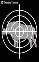 55 Shooting Targets: Wild Boar Shooting Targets - Black(14 Shooting Targets)