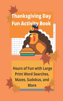 Thanksgiving Day Fun Activity Book
