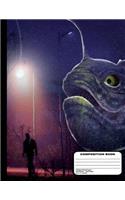 Purple Sea Monster on Land Composition Notebook College Ruled 200 Pages / 100 Sheets, 8-1/2