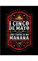 I Cinco De Mayo Like There Is No Manana: Cinco De Mayo Notebook Journal