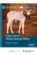 Cow Care in Hindu Animal Ethics