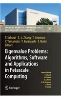 Eigenvalue Problems: Algorithms, Software and Applications in Petascale Computing