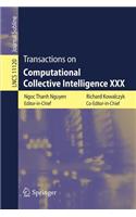Transactions on Computational Collective Intelligence XXX