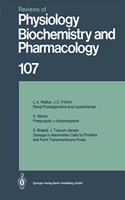 Reviews of Physiology Biochemistry and Pharmacology Vol 107