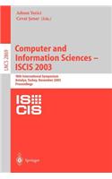 Computer and Information Sciences -- Iscis 2003