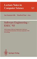Software Engineering - Esec '93