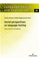 Social perspectives on language testing