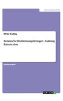 Botanische Bestimmungsübungen - Gattung Ranunculus