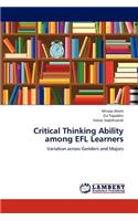 Critical Thinking Ability among EFL Learners