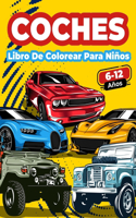 Coches Libro De Colorear Para Niños De 6 A 12 Años