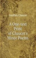 One-text Print of Chaucer's Minor Poems