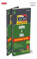 Taxmann's CRACKER for Auditing & Ethics (Paper 5 | Auditing) â€“ Two-volume Edition with (topic/attempt-wise) past exam questions & (point-wise) answers | CA Inter | May/Sept. 2025 Exams