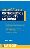 Lange Instant Access Orthopedics and Sports Medicine