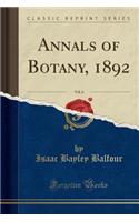 Annals of Botany, 1892, Vol. 6 (Classic Reprint)