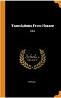 Translations from Horace: Odes