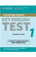 Cambridge Key English Test 1 Teacher's Book: Examination Papers from the University of Cambridge ESOL Examinations(KET Practice Tests)