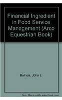 Financial Ingredient in Food Service Management