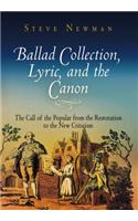 Ballad Collection, Lyric, and the Canon