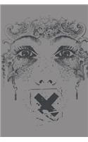 Modern Art Notebook: 6x9inch Modern Art Notebook College-ruled