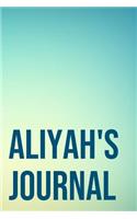 Aliyah's Journal