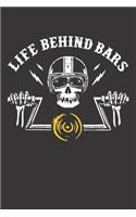 Notebook for Biker dirt bike motocross drag race life behind bars