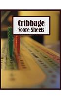 Cribbage Score Sheets: Great Score Keeper for Cribbage Games, Perfectly sized 8.5" x 11" with 118 Pages of Score Sheets
