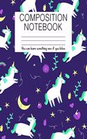 Composition Notebook: You Can Learn Something New If You Listen: A Wide Ruled Blank Lined Back to School Composition Notebook, Journaling and Personal Use for College Stu