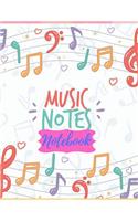 Music Notes Notebook