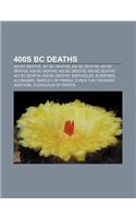 400s BC Deaths