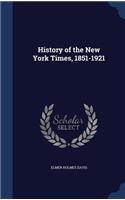 History of the New York Times, 1851-1921