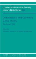 Combinatorial and Geometric Group Theory, Edinburgh 1993