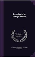 Pamphlets in Pamphlet Box