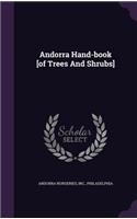 Andorra Hand-book [of Trees And Shrubs]