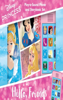 Disney Princess: Hello, Friends Play-a-Sound Phone and Storybook Sound Book Set