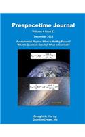Prespacetime Journal Volume 4 Issue 11