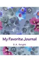 My Favorite Journal: Gratitude Journal filled with inspirational quotes.